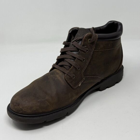Rockport Storm Surge Waterproof Chukka Boots Mens 10 M Brown Leather Gorpcore main image 7